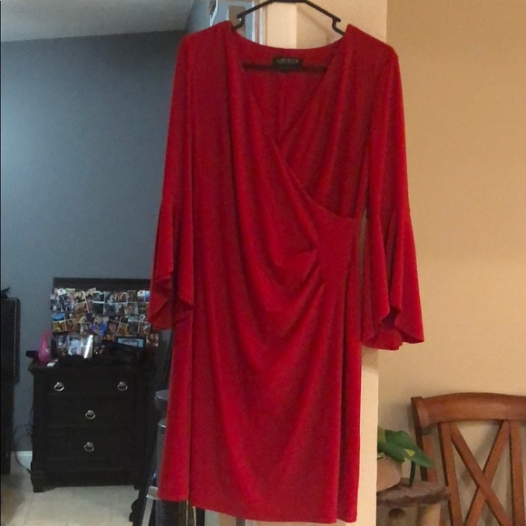 Ralph Lauren Red Dress - Picture 2 of 6